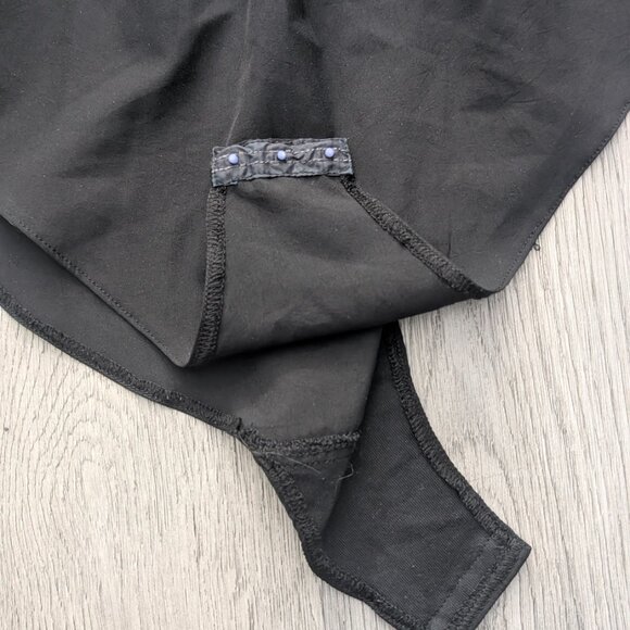 Vintage Black Romper Lace Made in Canada Size Medium Goth Summer Alt Lingerie - Picture 16 of 16